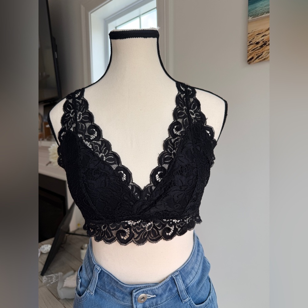 Aeropostale Black Lace Bralette